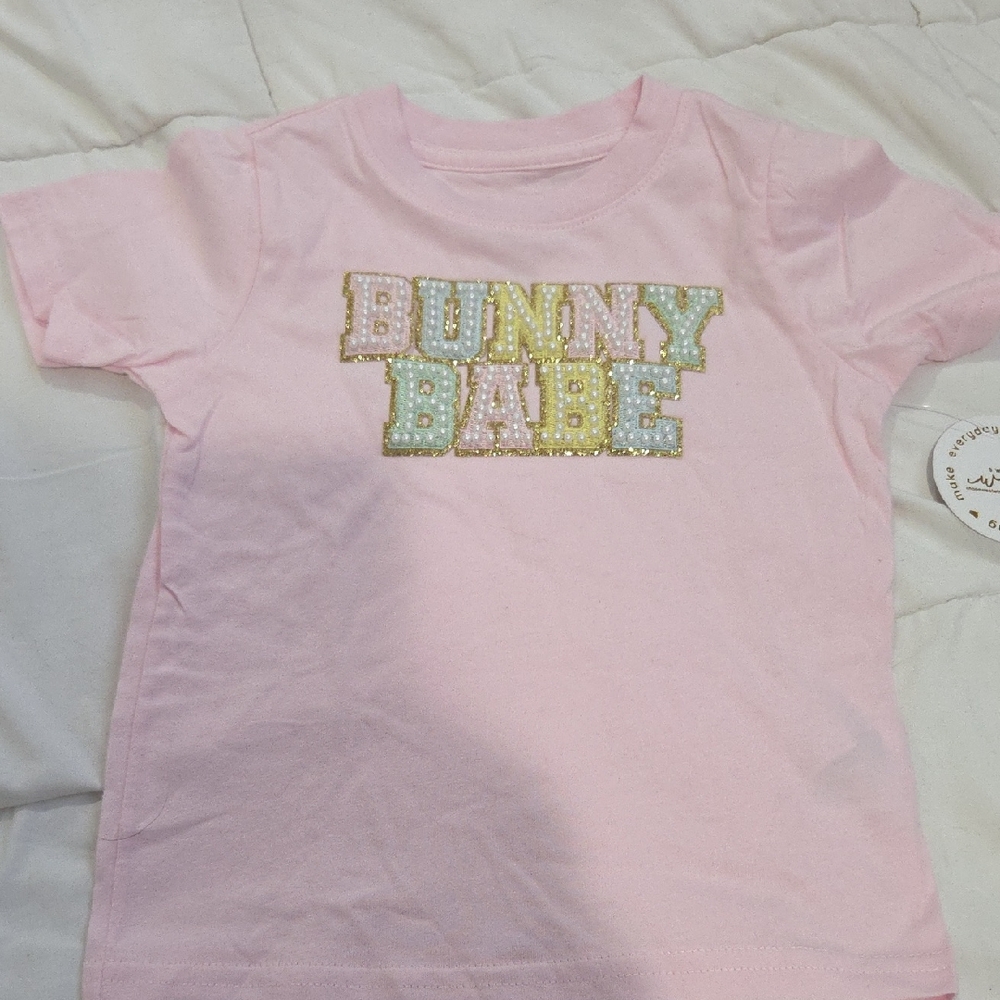 Sweet Wink Bunny Babe Kids Shirt